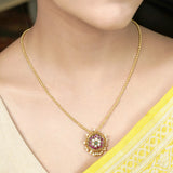22k Gold Plated Suvarna Chakra Pendant