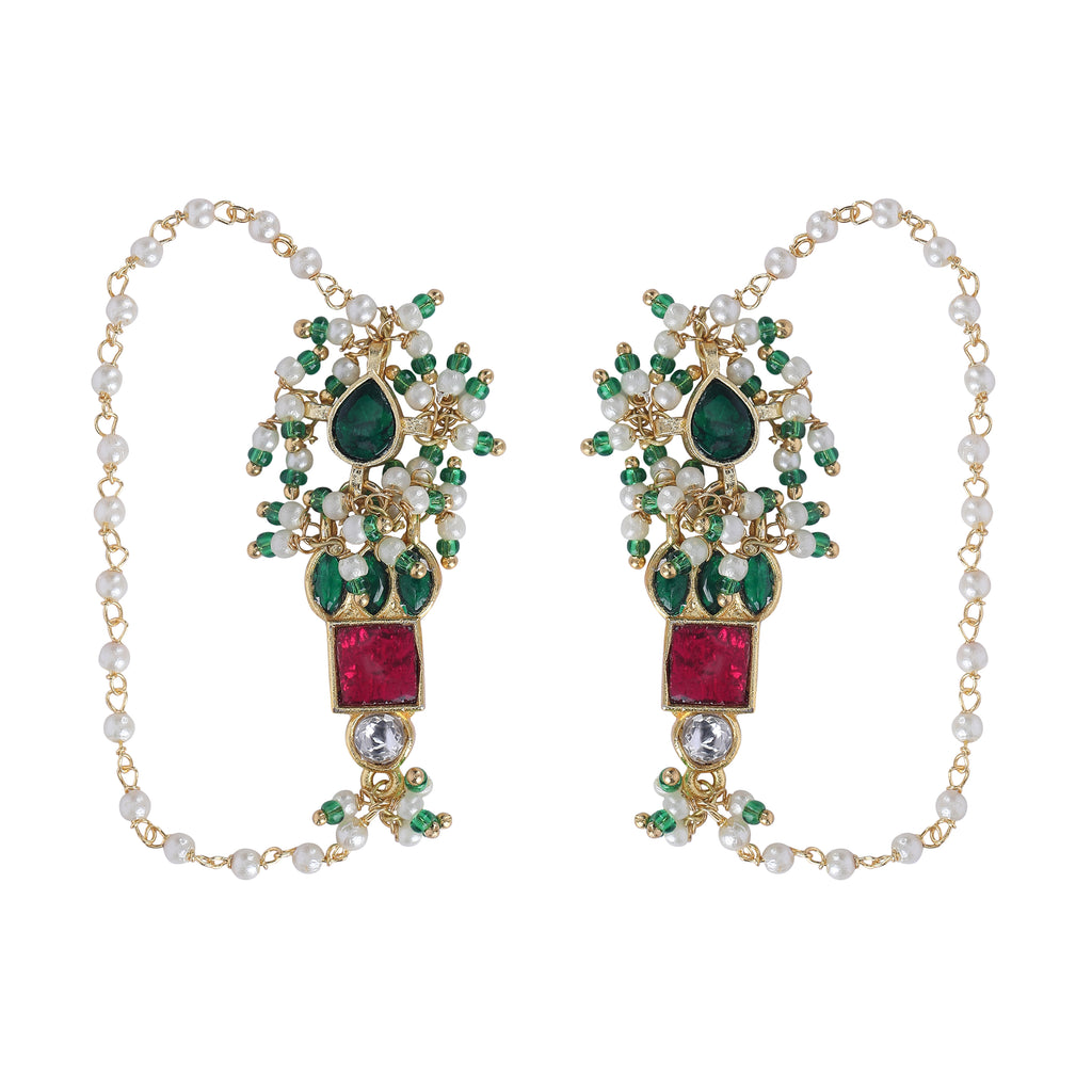 22k Gold Plated Kavya Tishya Kaan Chain