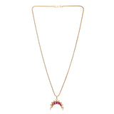 Noor 22 K Gold Plated Chand Necklace