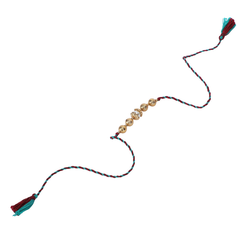22k Gold Plated Rakhi Chakra Rakhi