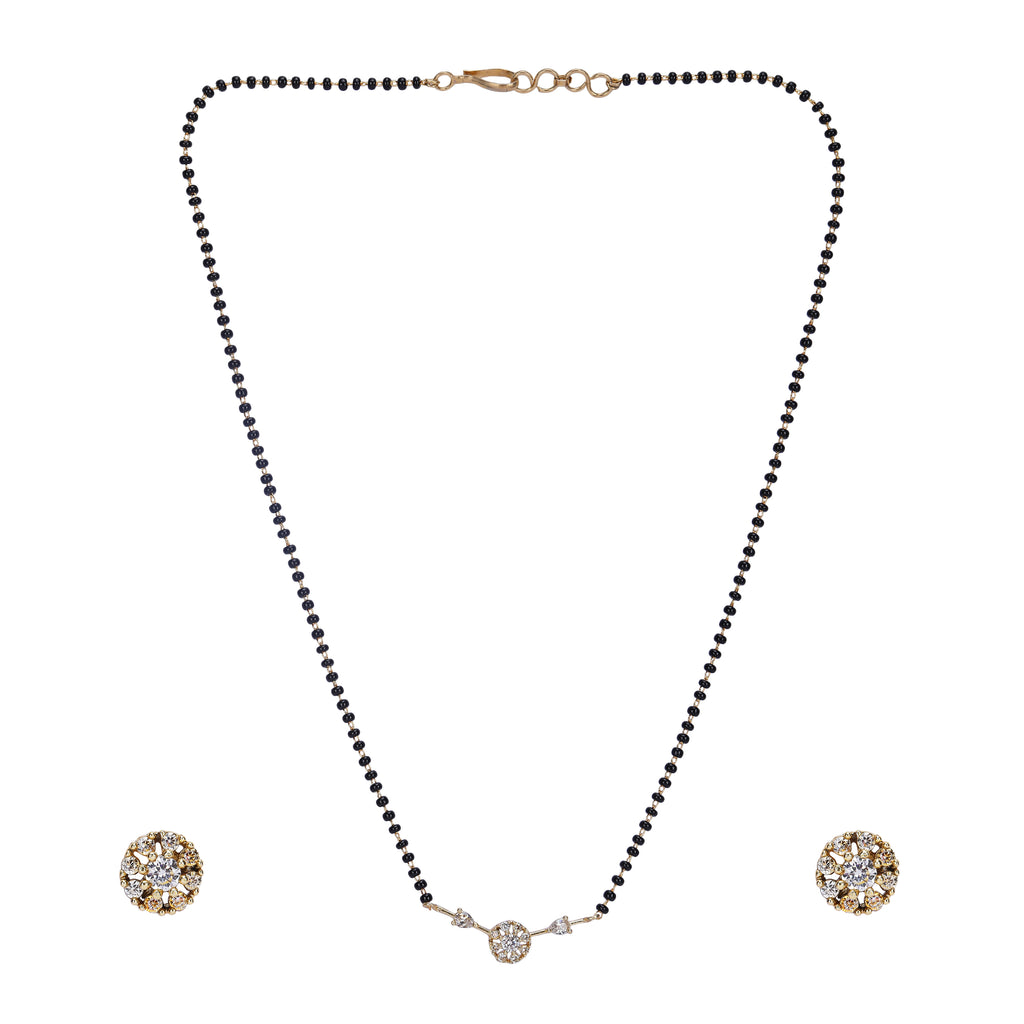 22k Gold Plated Manya Chakrika Mangalsutra