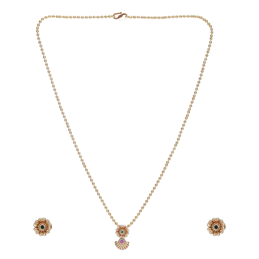 22k Gold Plated Suvarna Mandal Pendant