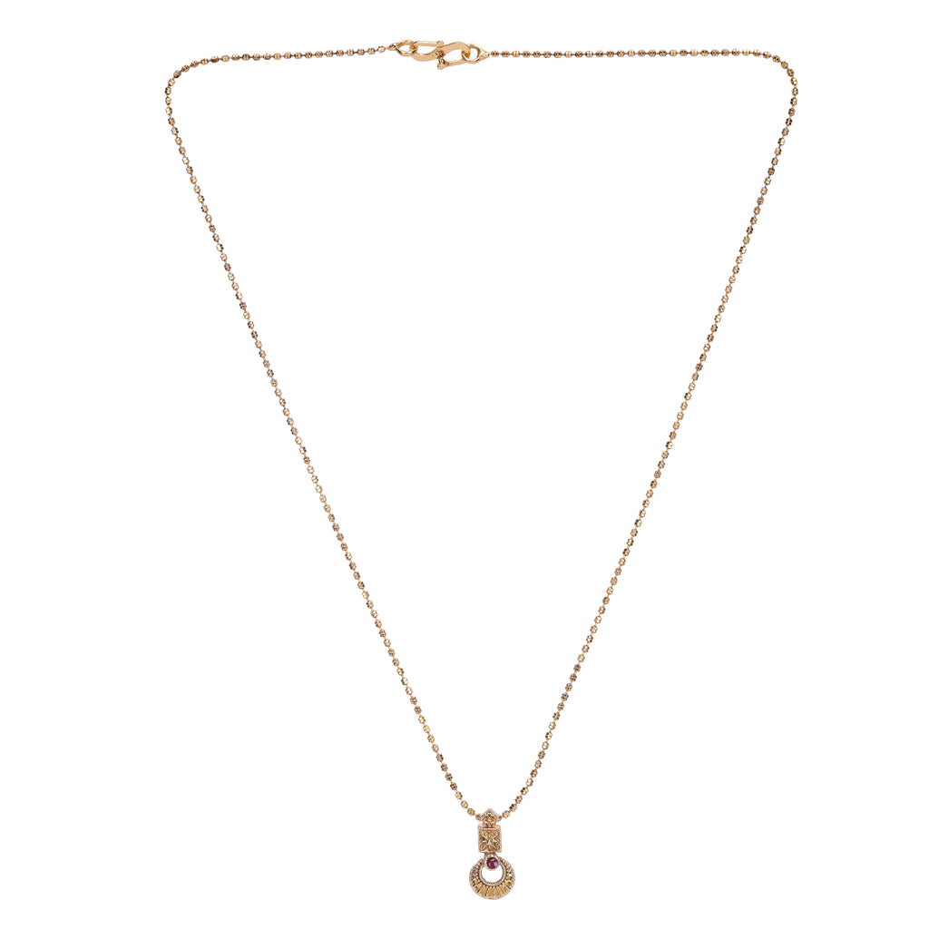 22k Gold Plated Suvarna Bindu Pendant