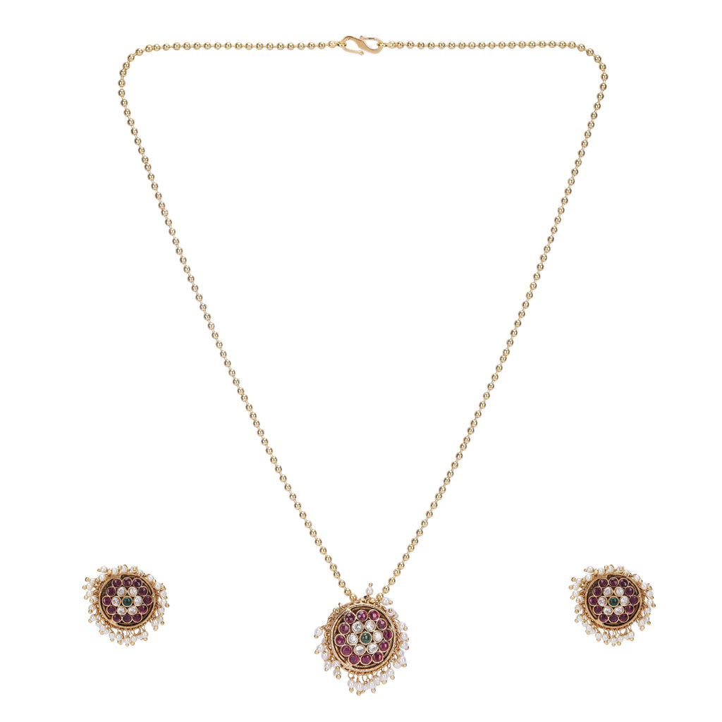 22k Gold Plated Suvarna Chakra Pendant