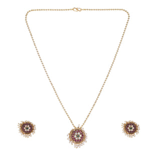 22k Gold Plated Suvarna Chakra Pendant