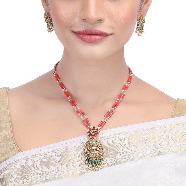 AYARSHI   gold plated necklace set