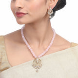 Karuna Soniya Zircon Pendant Set