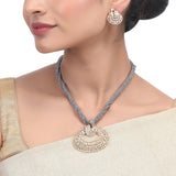Karuna Nageswari Zircon Pendant Set