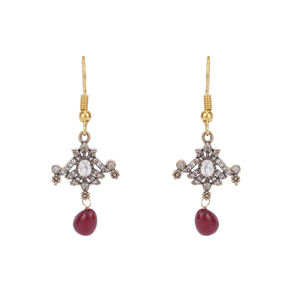 22k Gold Plated Amolya Kanira Pendant Set