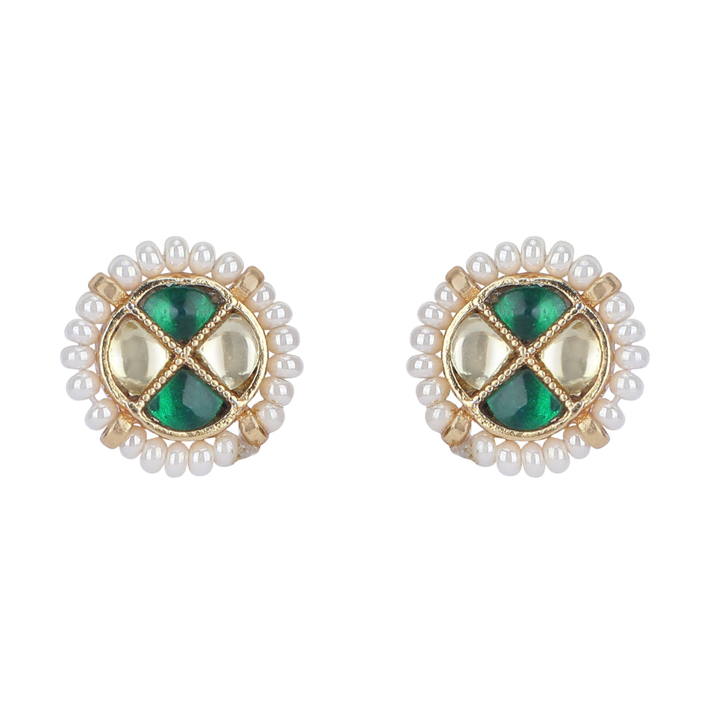 22k Gold Plated Amolya Khushaali Pendant Set