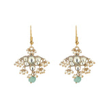 22k Gold Plated Amolya Jhumira Pendant Set