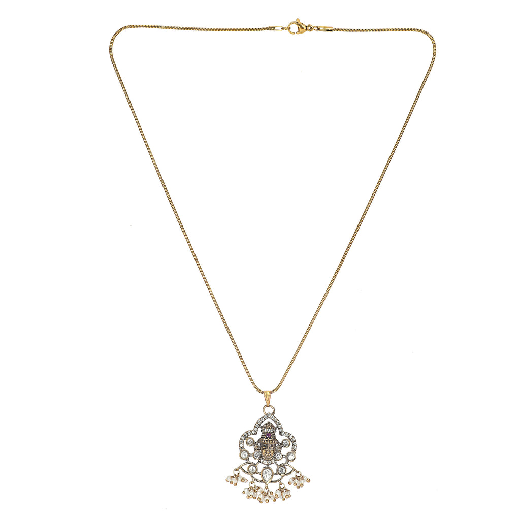 22k Gold Plated Amolya Mandira Pendant