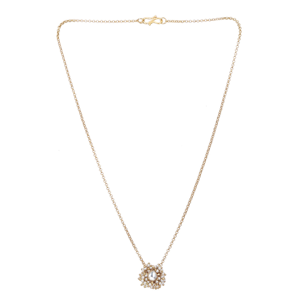 Sparsh 22k Gold Plated Fresh Water Pearl Pendan