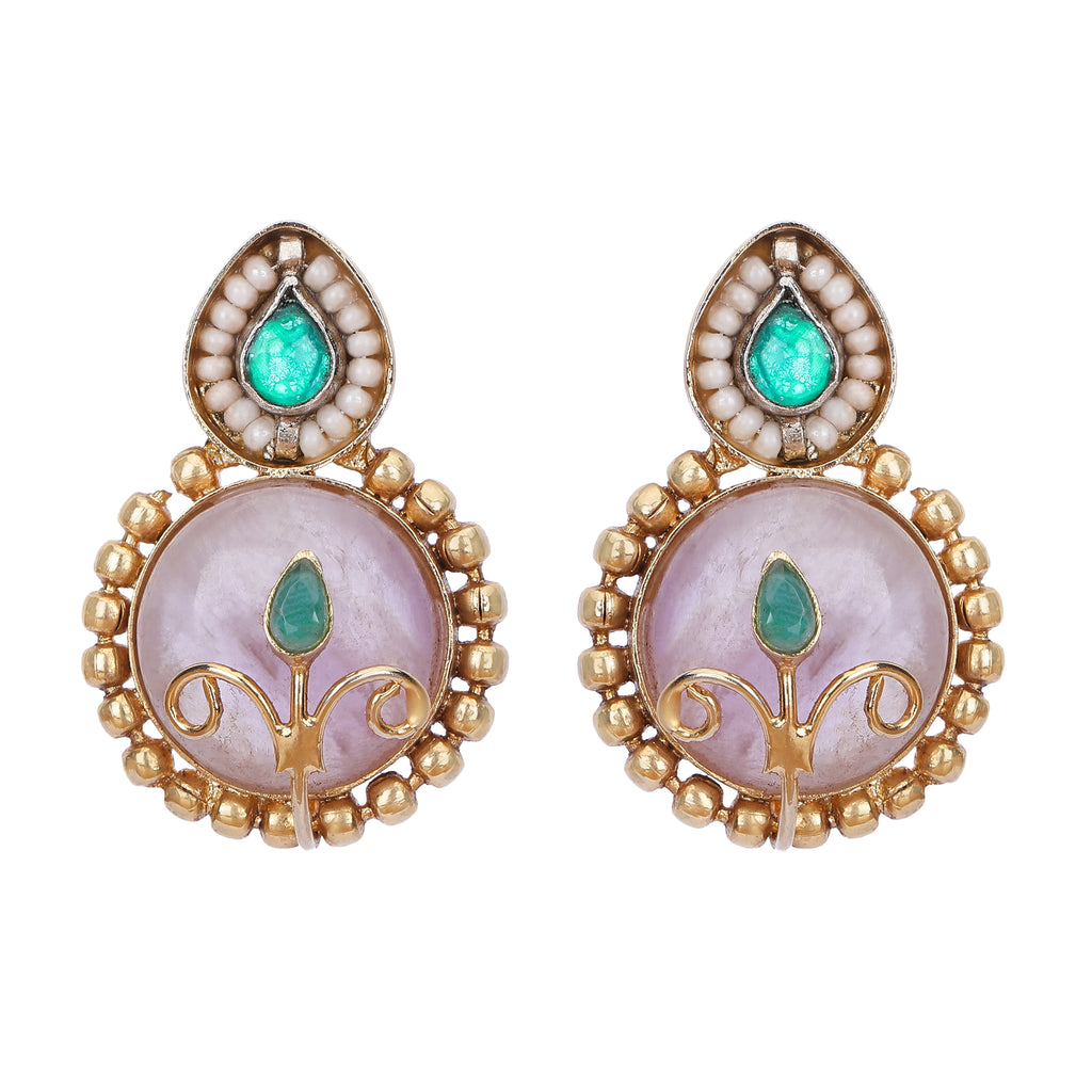 22k Gold Plated Trisha Ear Studs