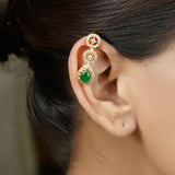 22k Gold Plated Tarika Driplet Earcuff