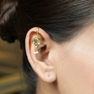 22k Gold Plated Shruti Bud Earcuff