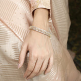 22k Gold Plated Ziya Interlace Bangle