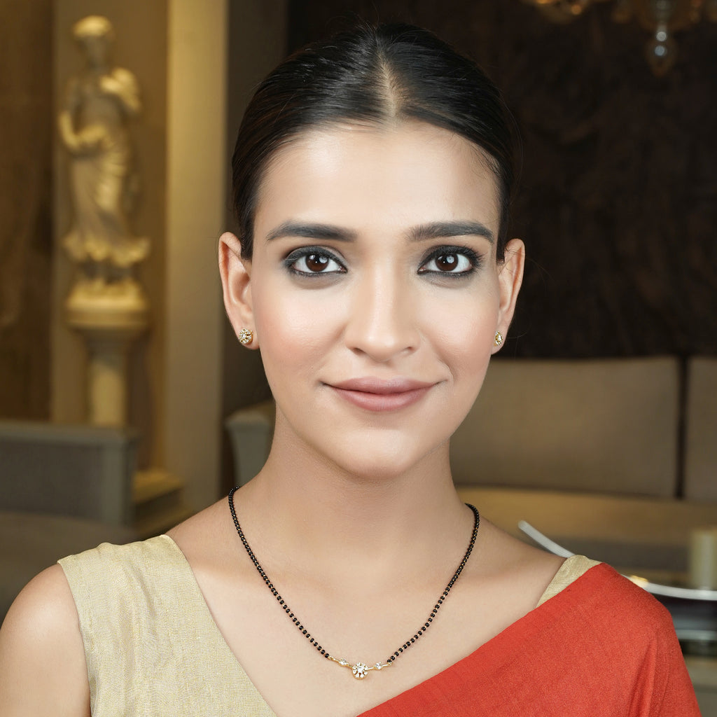 22k Gold Plated Manya Chakrika Mangalsutra