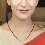 22k Gold Plated Manya Chakrika Mangalsutra