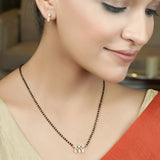 22k Gold Plated Manya Pankhi Mangalsutra