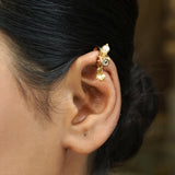 Suhavi 22k Gold Plated Zircon Earcuff
