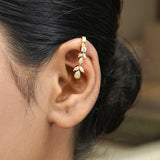 22k Gold Plated Taru Drop Earcuff