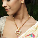 22k Gold Plated Aismima Pendant Set