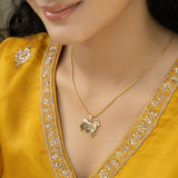 Sparsh 22k Gold Plated Pendant