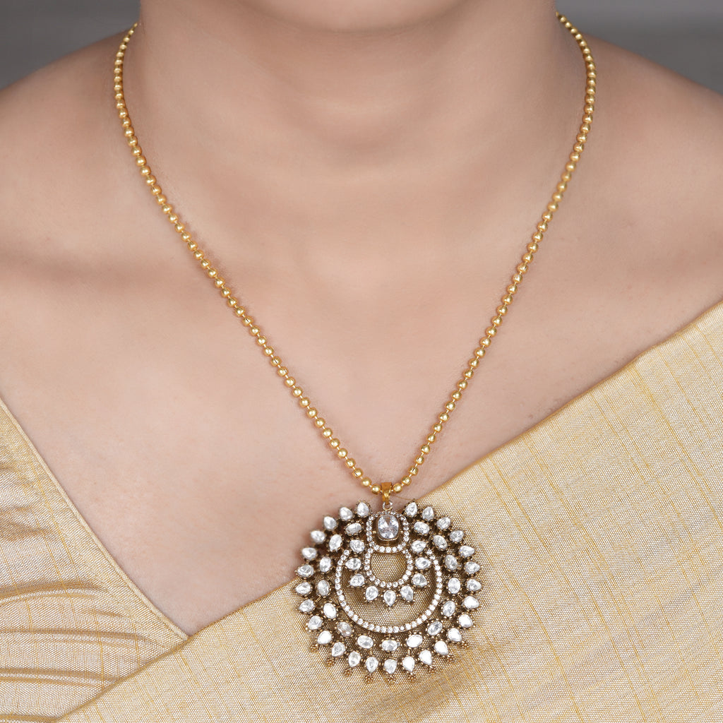 22k Gold Plated Amolya Kalika Pendant