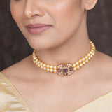 22k Gold Plated Amolya Manimala Choker