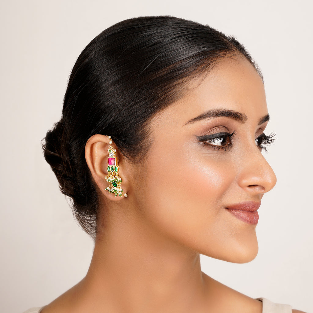 22k Gold Plated Kavya Tishya Kaan Chain