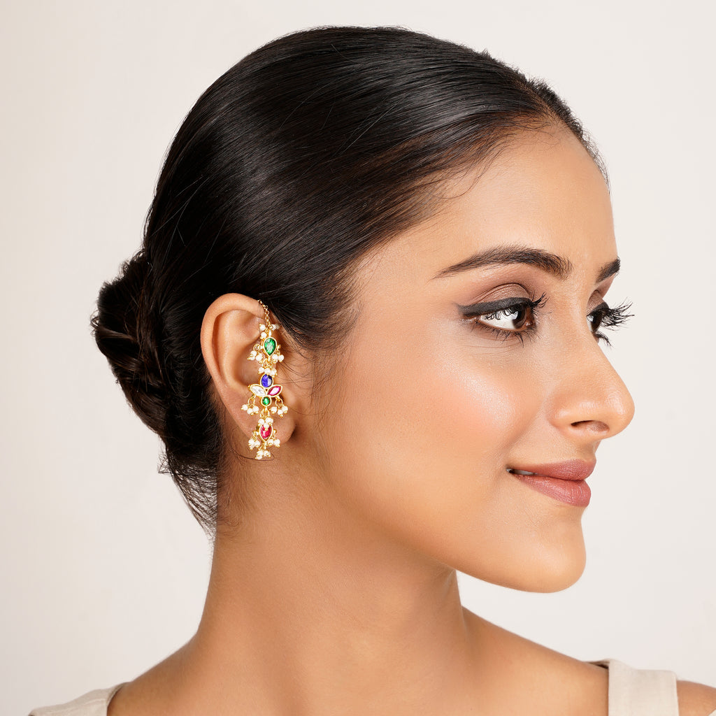 22k Gold Plated Kavya Kasira Kaan Chain