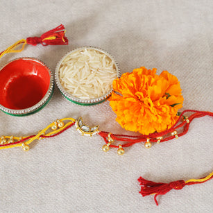 22k Gold Plated Rakhi Kalash Rakhi