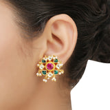 SANKRANTI KUNDAN PINK CHAND PENDANT SET