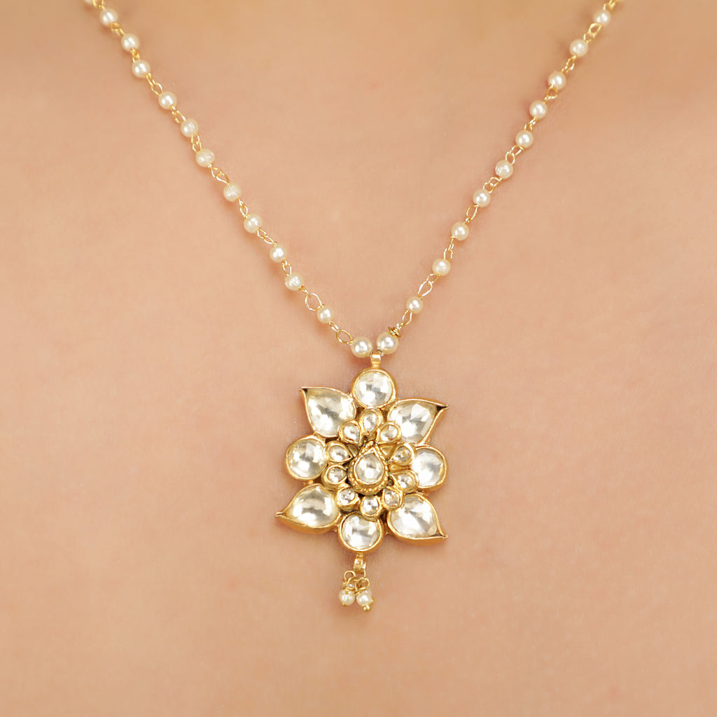 SANKRANTI KUNDAN PENDANT SET