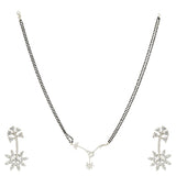 MANGLAL SUTRA SILVER PLATED NECKLACE SET