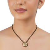 Gold Plated Kundan Nakshatra Mangalsura