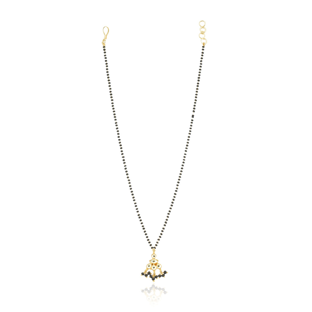 Gold Plated Kundan Bud Mangalsutra