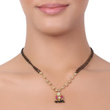 Gold Plated Kundan  Mangalsutra.