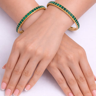 22k Gold Plated Kangan Kavira Bangle