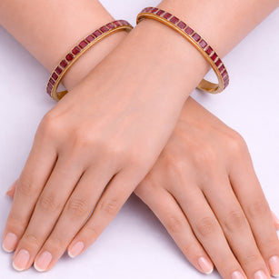 22k Gold Plated Kangan Nyra Bangle