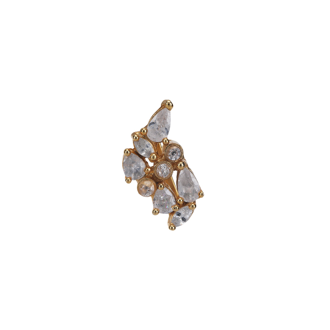 22k Gold Plated Nisu NosePin (Clip On)
