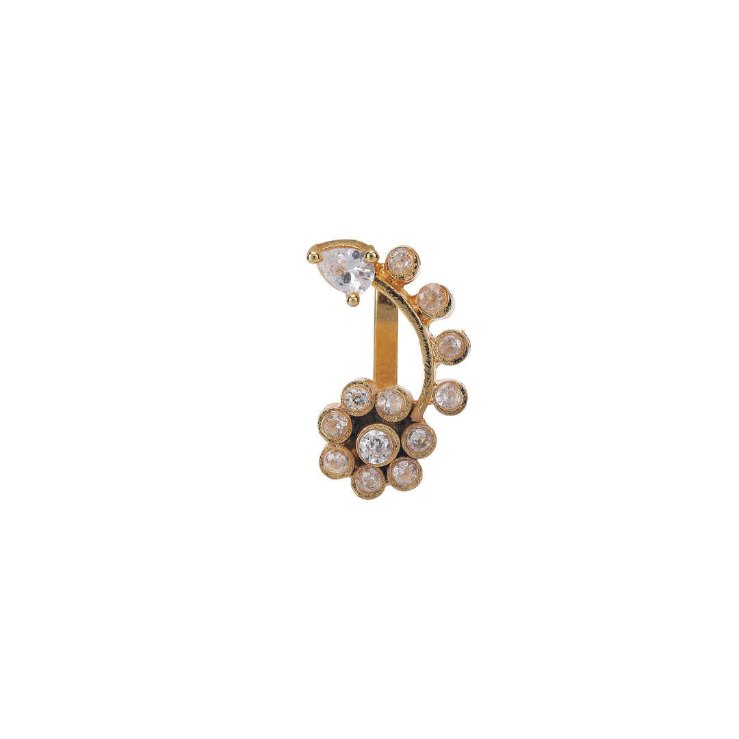 Namya 22k Gold Plated Nosepin (Clip On)