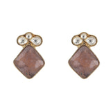 Ekantika 22k Gold Plated Earring