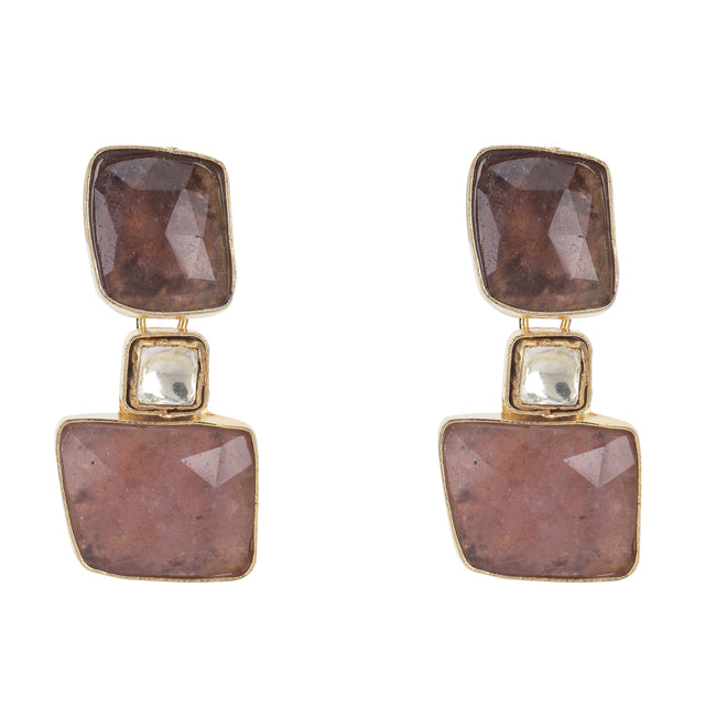 Eshana 22k Gold Plated Earring