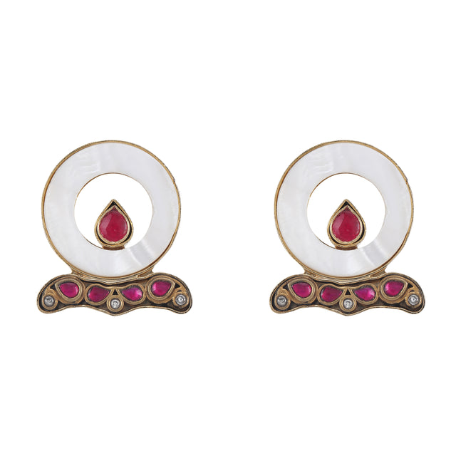 Janani 22k Gold Plated Earring