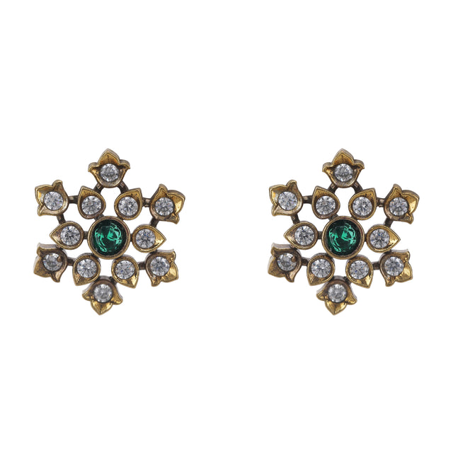 Jasmit 22k Gold Plated Earring