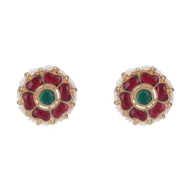 Daksha 22k Gold Plated Earring