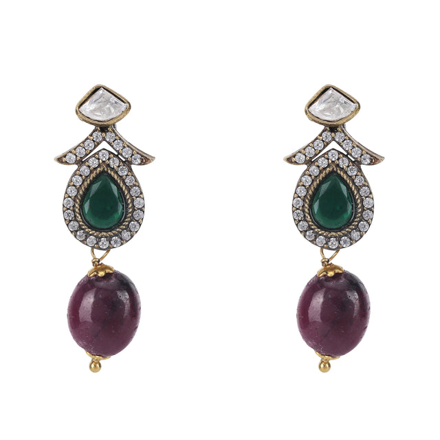 Netra 22k Gold Plated Earring