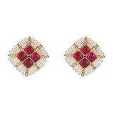 Meera 22k Gold Plated Earring